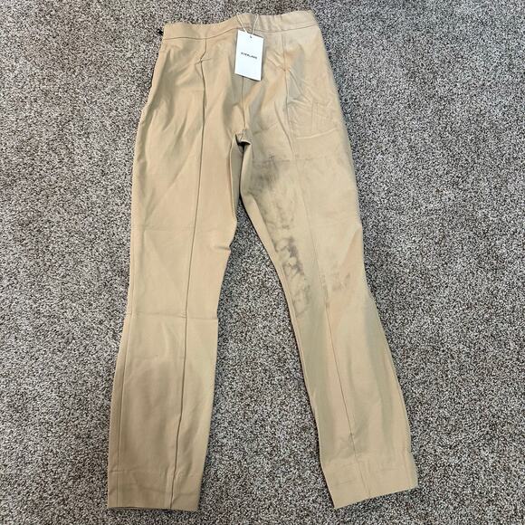 EVERLANE Women's The Bi-Stretch Work Pant Size 2 In Cornstalk - Picture 6 of 14